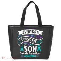 Everyday I Miss My Son Suicide Prevention Tote Bag thumb 0