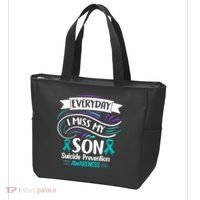Everyday I Miss My Son Suicide Prevention Tote Bag thumb 3