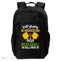 Everything In Moderation Except Pickleball And Wine Backpack thumb 0