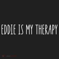 Eddie Is My Therapy Funny Cool Name Eddie Saying Gift Beanie thumb 2