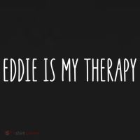 Eddie Is My Therapy Funny Cool Name Eddie Saying Gift Ornament thumb 1