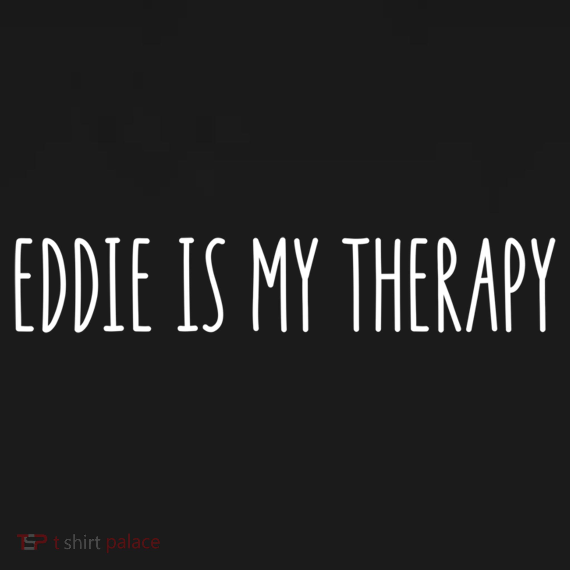 Eddie Is My Therapy Funny Cool Name Eddie Saying Gift Ornament