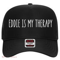 Eddie Is My Therapy Funny Cool Name Eddie Saying Gift Hat thumb 0