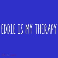 Eddie Is My Therapy Funny Cool Name Eddie Saying Gift Mousepad thumb 1