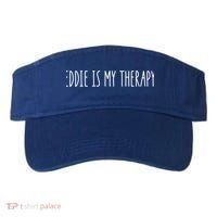 Eddie Is My Therapy Funny Cool Name Eddie Saying Gift Visor thumb 0