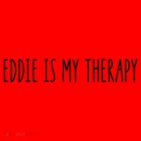 Eddie Is My Therapy Funny Cool Name Eddie Saying Gift Santa Hat thumb 1