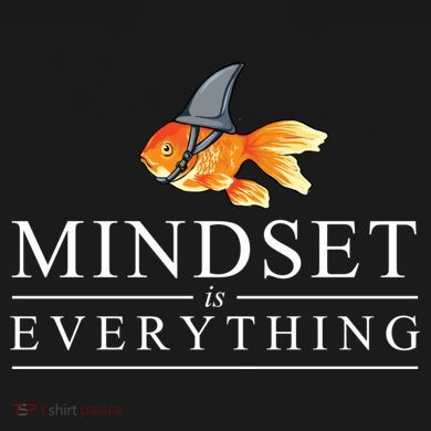 Everything Is Mindset Shark Fin Goldfish Vintage Hoodie