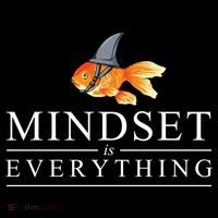 Everything Is Mindset Shark Fin Goldfish Vintage T-Shirt thumb 7