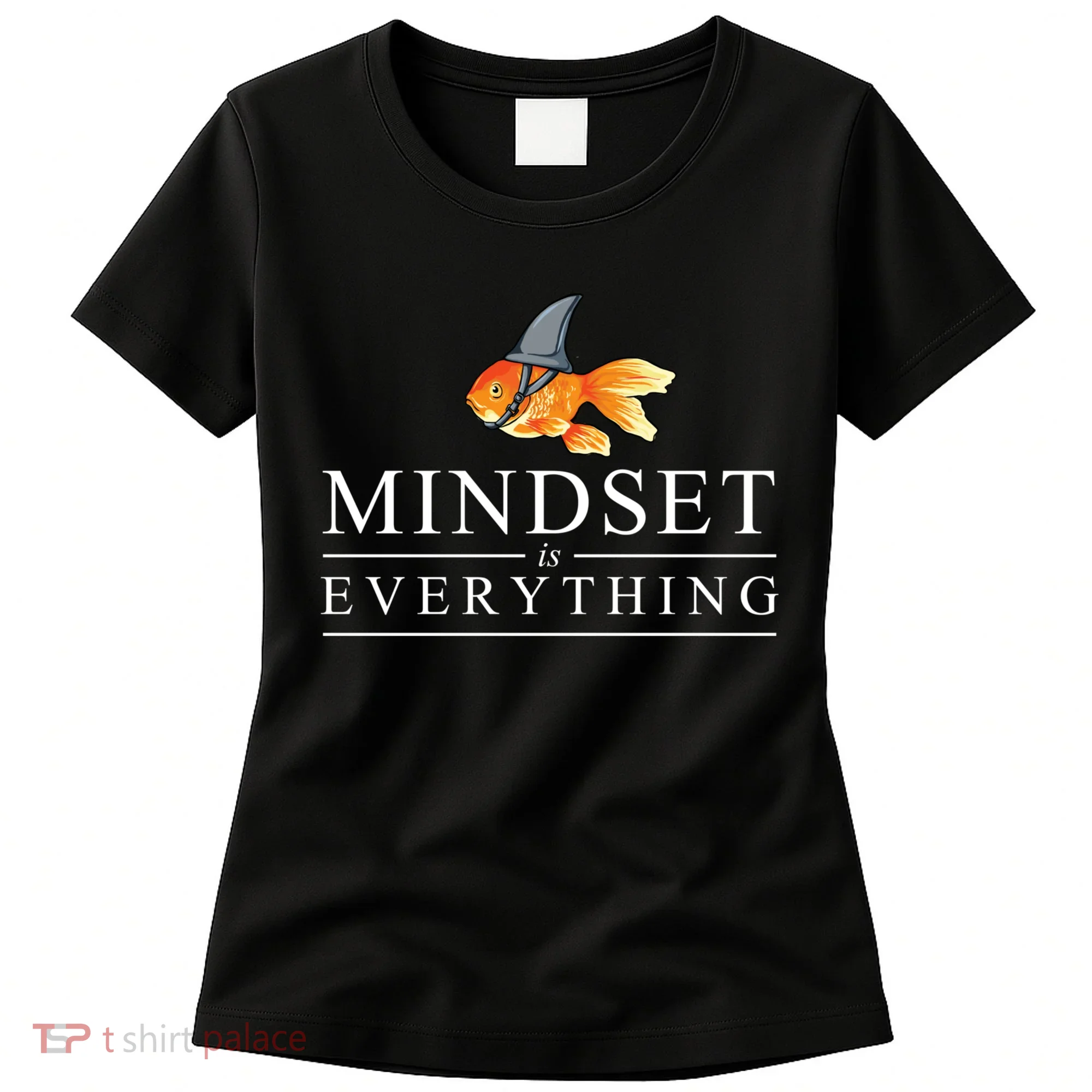 Everything Is Mindset Shark Fin Goldfish Vintage Women's T-Shirt