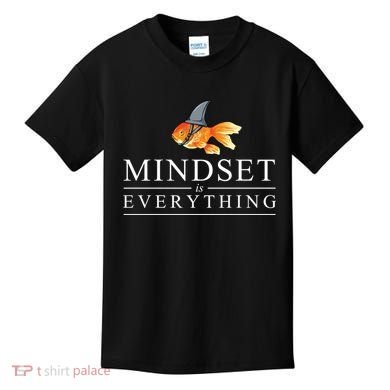 Everything Is Mindset Shark Fin Goldfish Vintage Kids T-Shirt