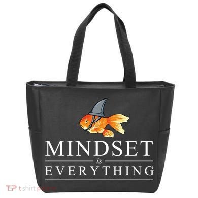 Everything Is Mindset Shark Fin Goldfish Vintage Tote Bag