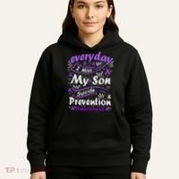 Everyday I Miss My Son Suicide Prevention Awarenesss Hoodie thumb 5