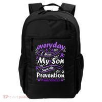 Everyday I Miss My Son Suicide Prevention Awarenesss Backpack thumb 0