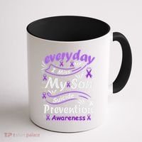 Everyday I Miss My Son Suicide Prevention Awarenesss Coffee Mug thumb 1