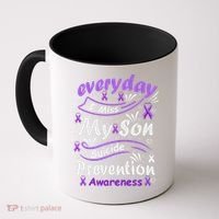 Everyday I Miss My Son Suicide Prevention Awarenesss Coffee Mug thumb 0