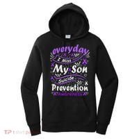Everyday I Miss My Son Suicide Prevention Awarenesss Women's Hoodie thumb 0