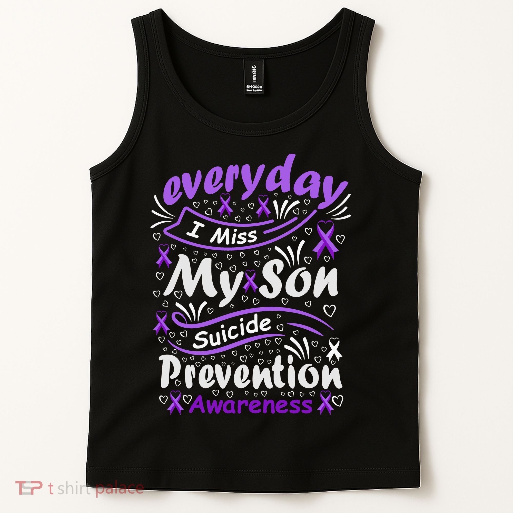 Everyday I Miss My Son Suicide Prevention Awarenesss Tank Top
