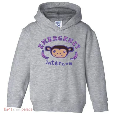 Emergency Intercom Monkey Toddler Hoodie