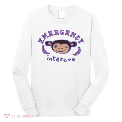Emergency Intercom Monkey Long Sleeve Shirt
