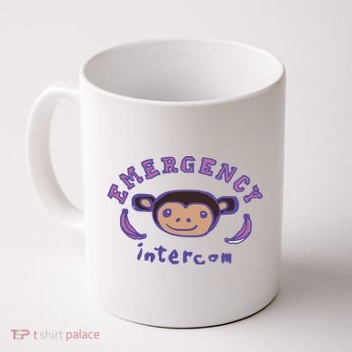 Emergency Intercom Monkey Coffee Mug