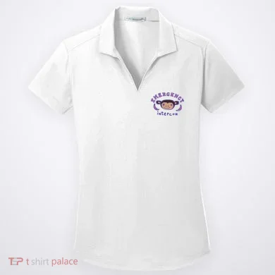 Emergency Intercom Monkey Women's Dry Zone Grid Polo