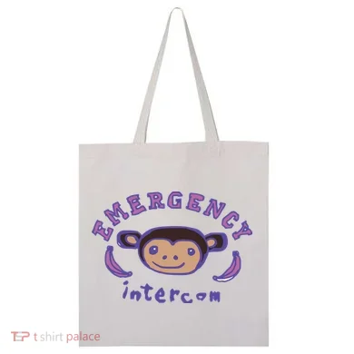 Emergency Intercom Monkey Tote Bag