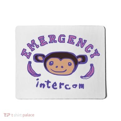 Emergency Intercom Monkey Mousepad