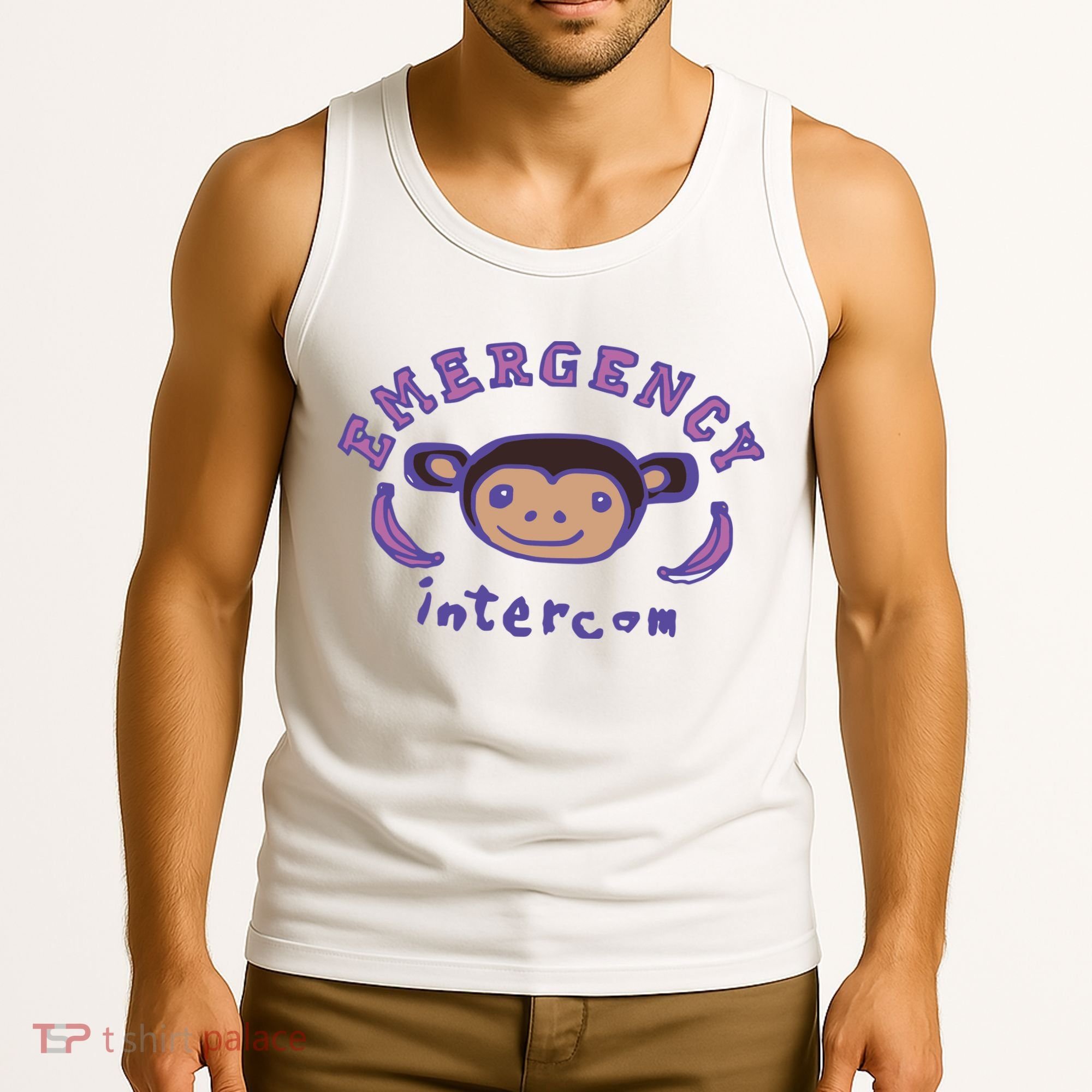 Emergency Intercom Monkey Tank Top