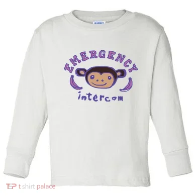 Emergency Intercom Monkey Toddler Long Sleeve