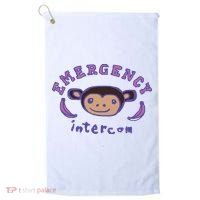 Emergency Intercom Monkey Golf Towel thumb 0