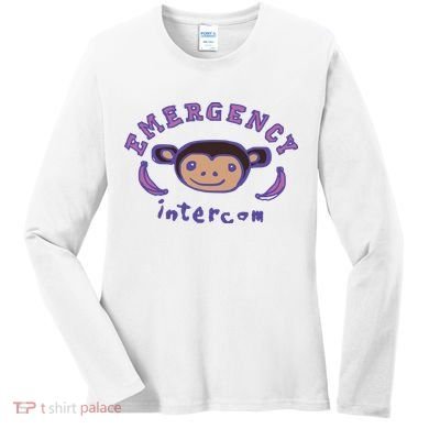 Emergency Intercom Monkey Women's Long Sleeve Shirt