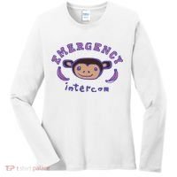 Emergency Intercom Monkey Women's Long Sleeve Shirt thumb 0