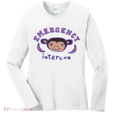 Emergency Intercom Monkey Women's Long Sleeve Shirt