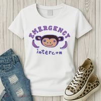Emergency Intercom Monkey Women's T-Shirt thumb 3