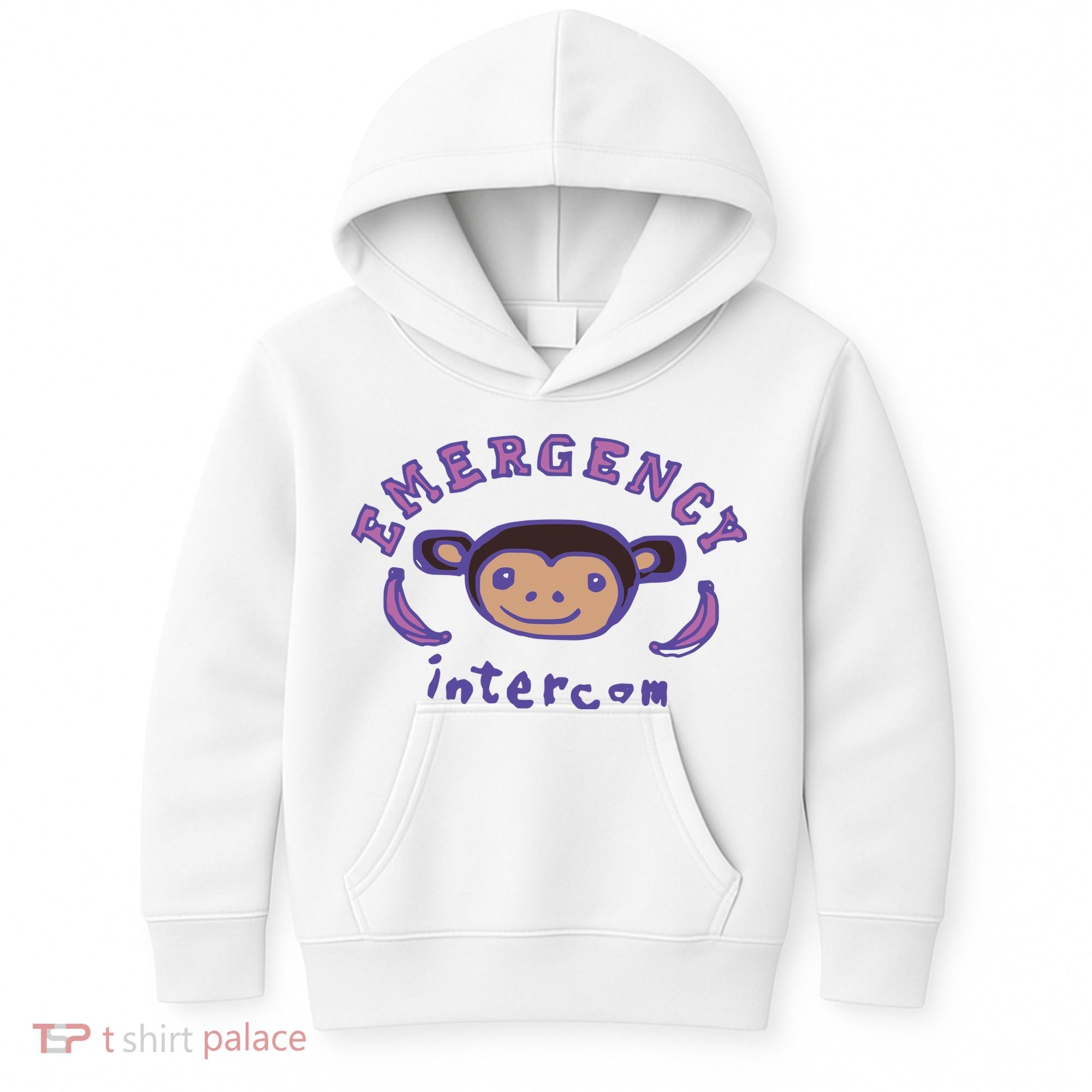 Emergency Intercom Monkey Kids Hoodie