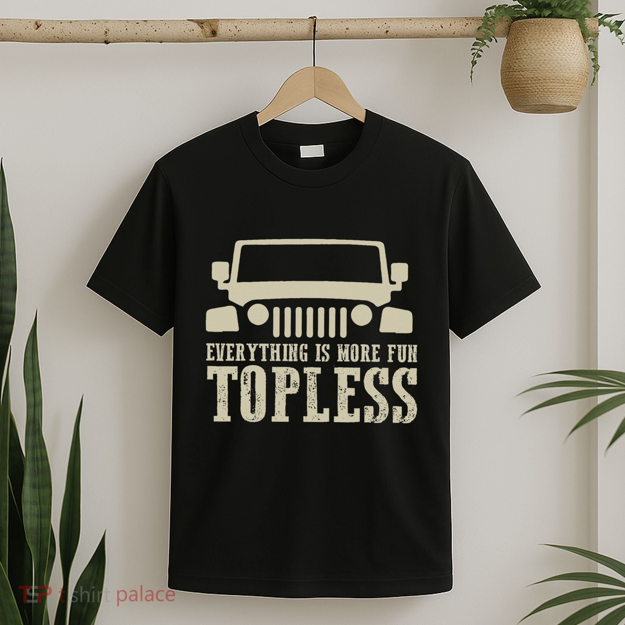 Everything Is More Fun Topless Offroad Humor T-Shirt