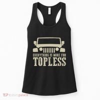 Everything Is More Fun Topless Offroad Humor Women's Tank Top thumb 0