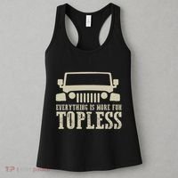 Everything Is More Fun Topless Offroad Humor Women's Tank Top thumb 3