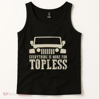 Everything Is More Fun Topless Offroad Humor Tank Top thumb 2