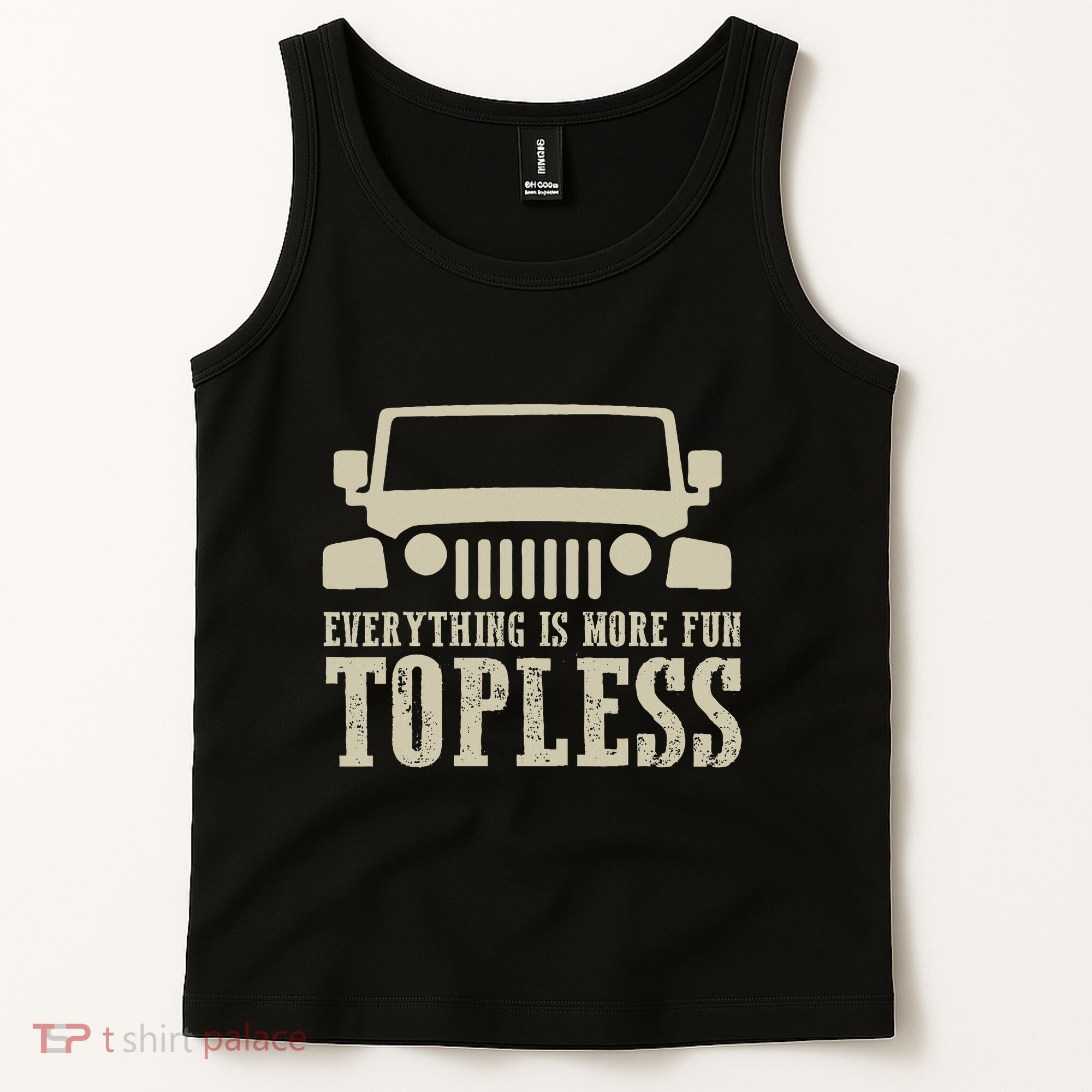 Everything Is More Fun Topless Offroad Humor Tank Top