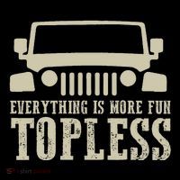 Everything Is More Fun Topless Offroad Humor Kids Sweatshirt thumb 2