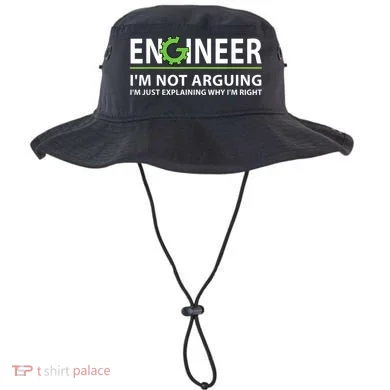 Engineer I'm Not Arguing Funny Engineering Quote Engineers Bucket Hat