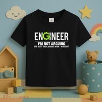 Engineer I'm Not Arguing Funny Engineering Toddler T-Shirt thumb 3
