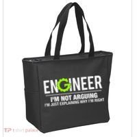 Engineer I'm Not Arguing Funny Engineering Tote Bag thumb 2