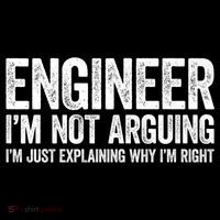 Engineer I'm Not Arguing Just Explaining Why I'm Right Premium Doggie Tank thumb 4