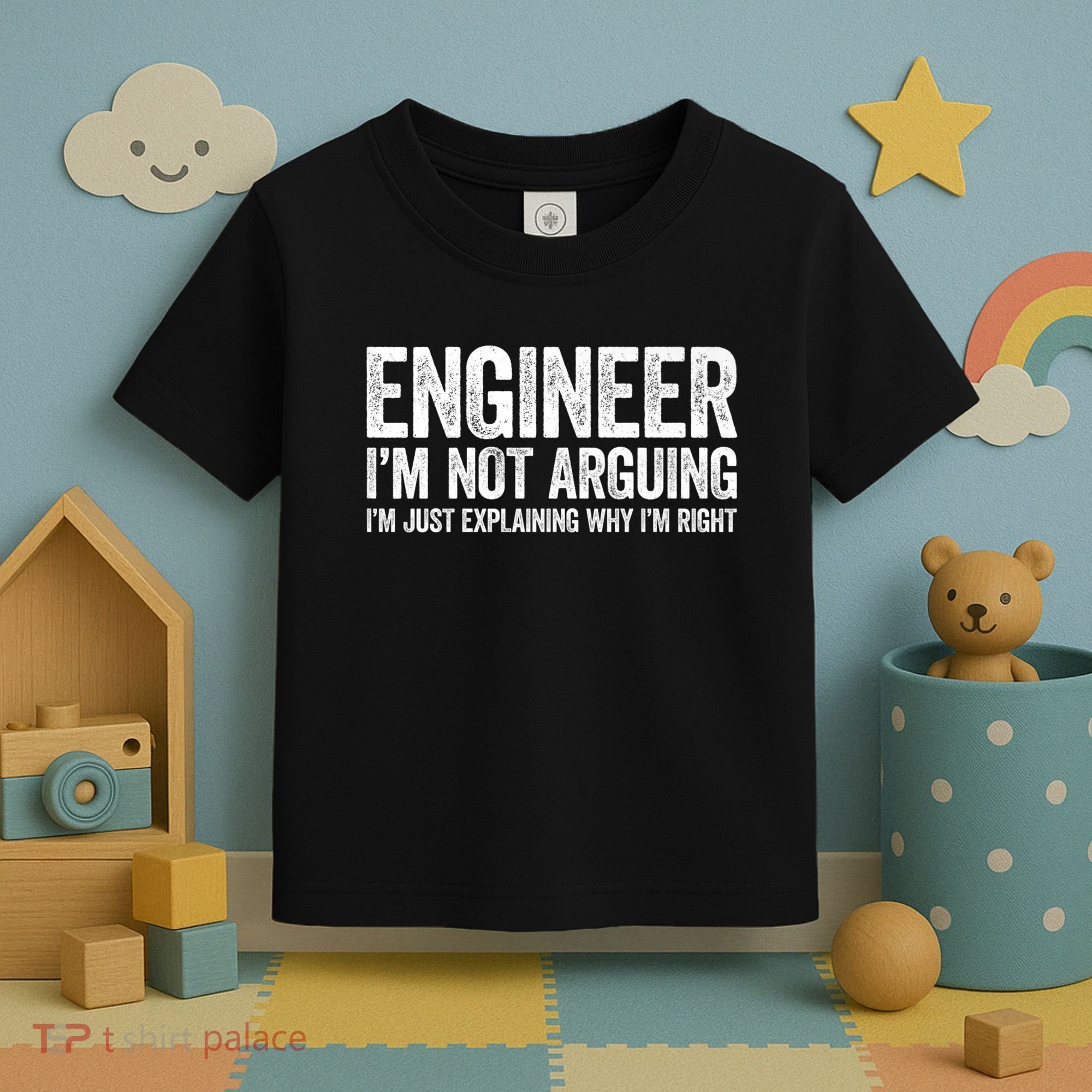 Engineer I'm Not Arguing Just Explaining Why I'm Right Premium Toddler T-Shirt
