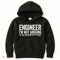 Engineer I'm Not Arguing Just Explaining Why I'm Right Premium Kids Hoodie thumb 0