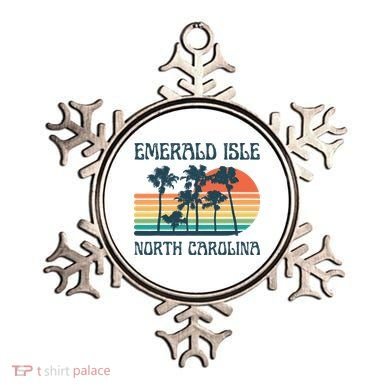 Emerald Isle North Carolina Beach Summer Vacation Vintage Ornament