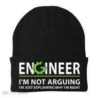 Engineer Im Not Arguing Funny Engineering Quote Engineers Beanie thumb 0
