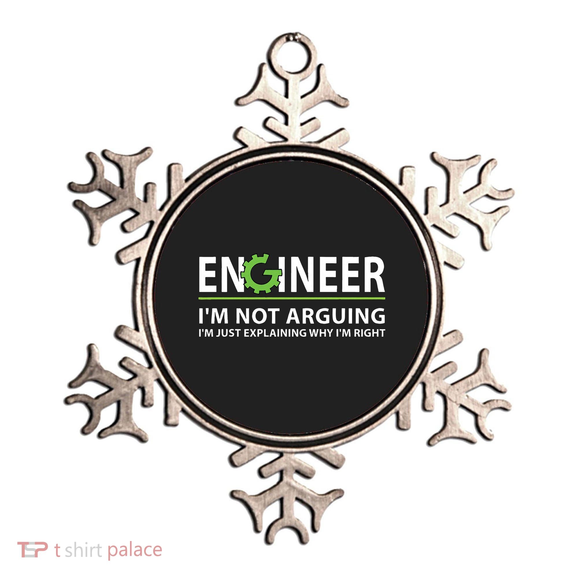 Engineer Im Not Arguing Funny Engineering Quote Engineers Ornament